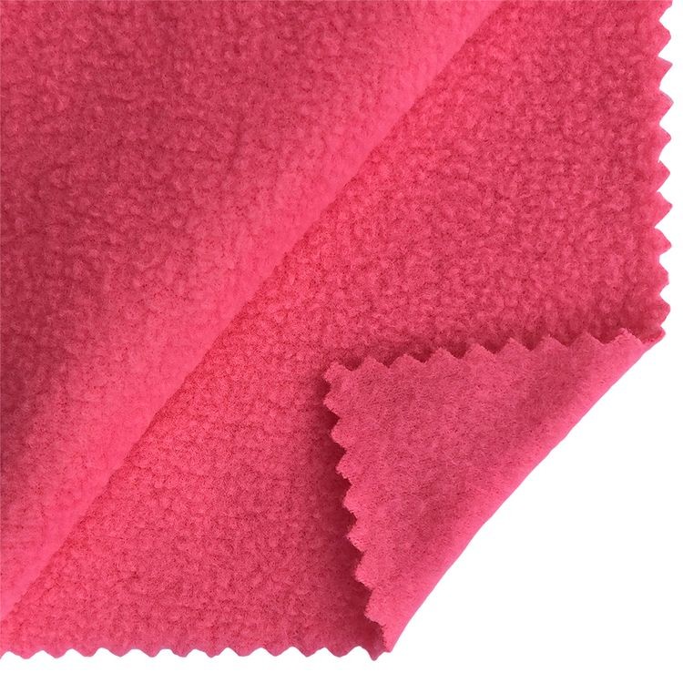 Ткань флис 2-х ст., 10 м x 150 см, 190 г/м², цвет: розовый неон, TBY
