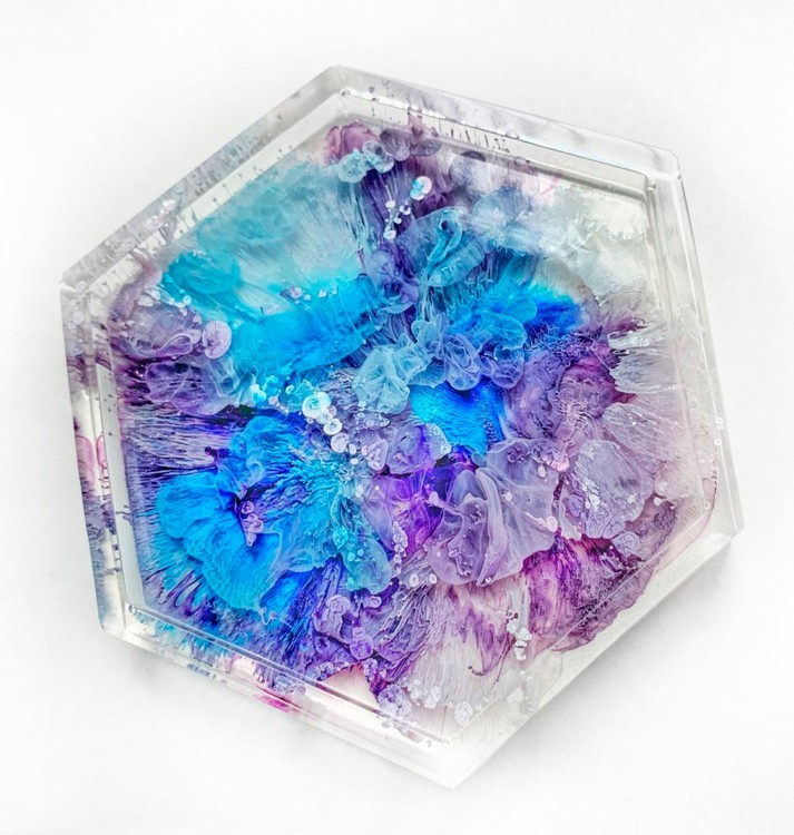 Большая силиконовая форма для Петри Шестигранник с бортиками, Resin Pro — картинка 3