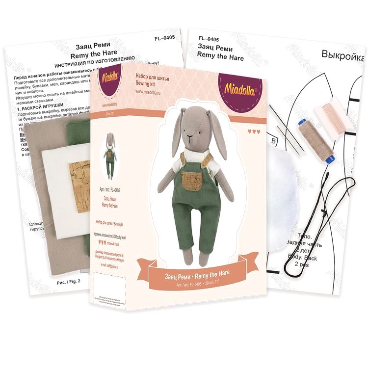 Набор для шитья «Заяц Реми» — картинка 3