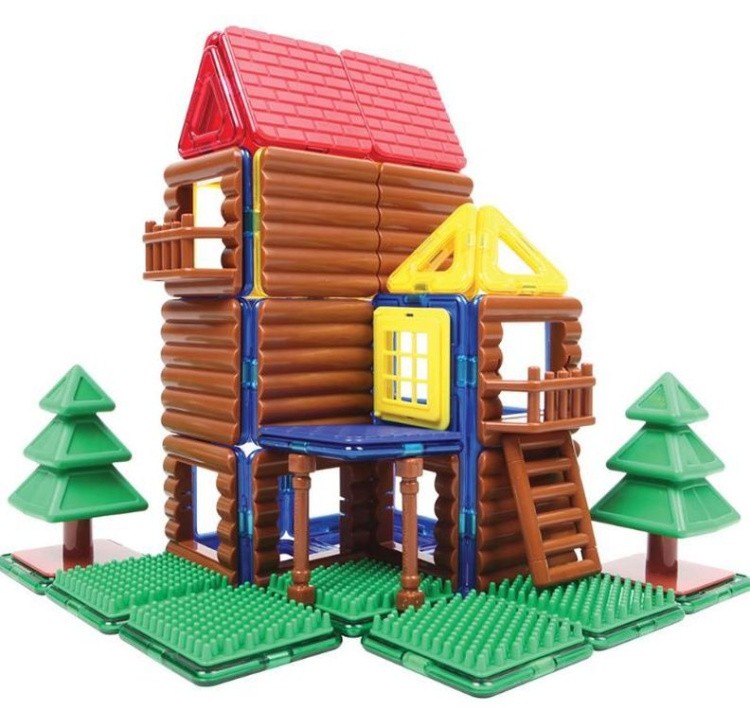 Магнитный конструктор Magformers «Log House Set» — картинка 5