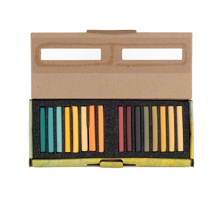 Пастель, набор 16 цв., Аква-колор — картинка 2