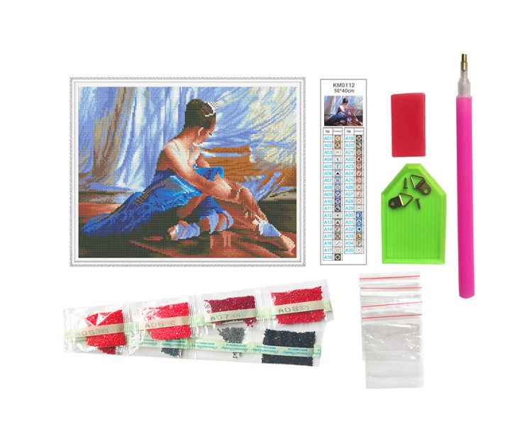 Алмазная вышивка «После выступления» — картинка 2