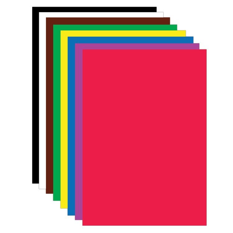 Картон цветной «Заяц», А5, 8 л., 8 цв., в папке, Юнландия — картинка 3