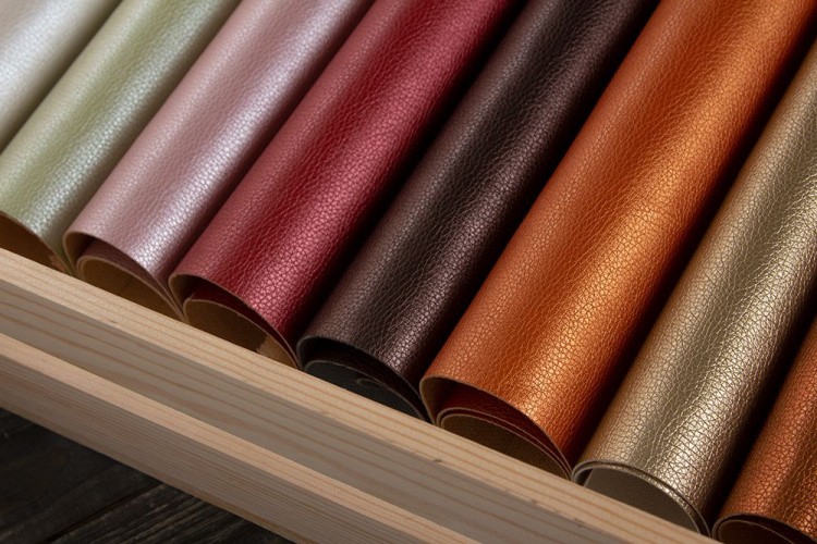 Кожа искусственная 400 г/м2, 100х65 см, цвет: красный, Mr.Painter — картинка 2