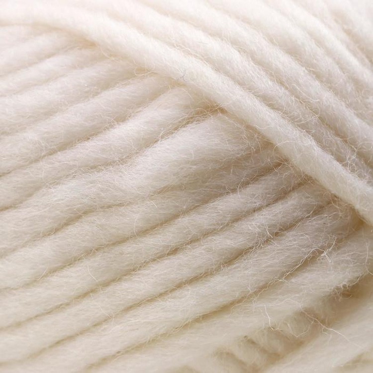 Пряжа Семеновская Roving felt (964), ультрабелый 5 шт. по 50 г — картинка 2