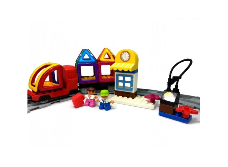 Магнитный конструктор «Железная дорога» — картинка 3