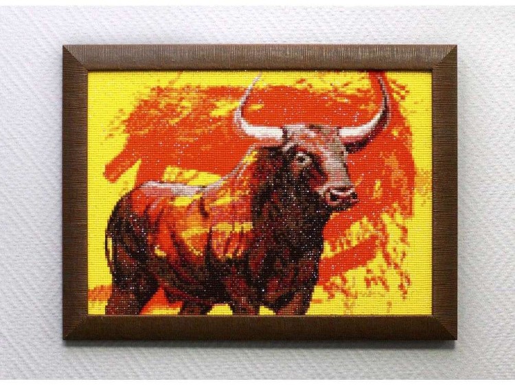 Алмазная вышивка «Буйвол» — картинка 3