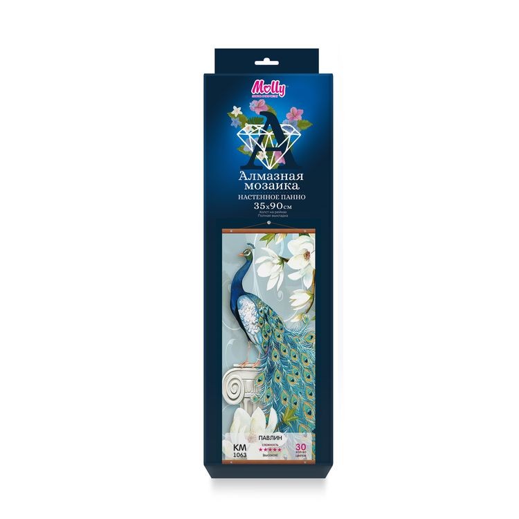 Алмазная вышивка «Панно. Павлин» — картинка 3