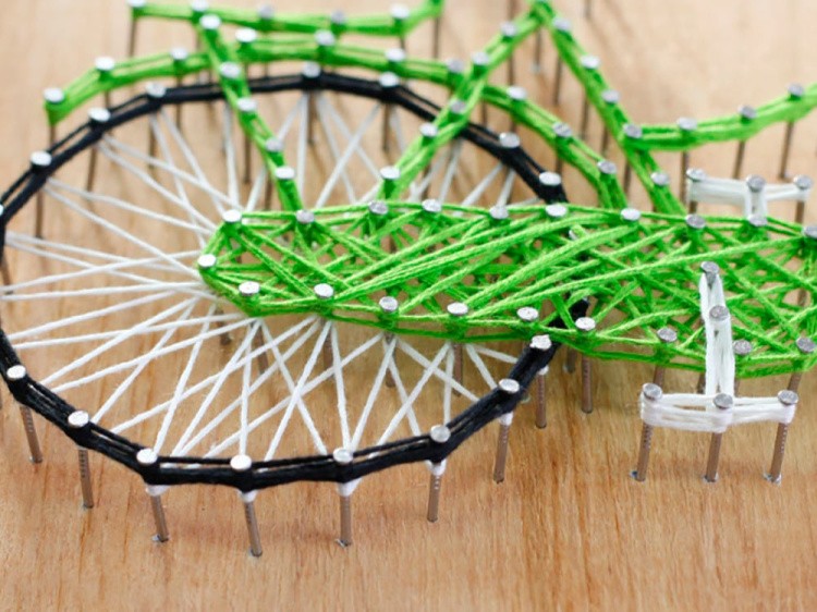 Набор для творчества STRING ART «Велосипед» — картинка 4