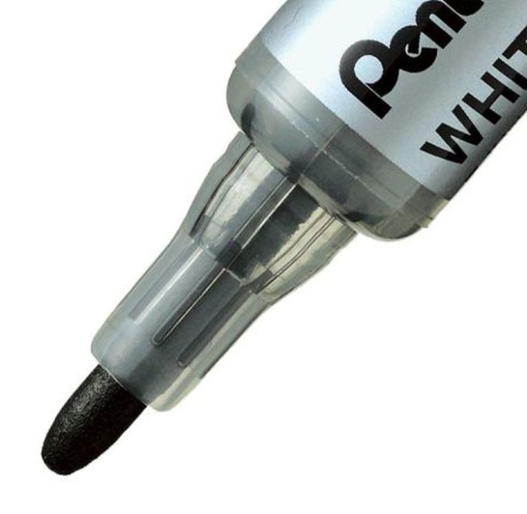 Маркер для доски Maxiflo, 4 мм, перо пулеобразное, цвет: фиолетовый, Pentel — картинка 3