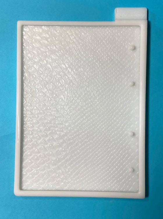 Молд №458 Обложка А5, Кожа змеи (213х153х5 мм) 1 шт., Art Blong — картинка 4