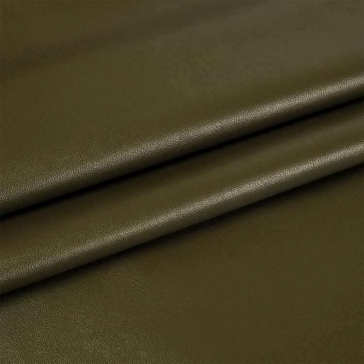Кожа на трикотаже, 5 м x 137 см, 220 г/м², цвет: хаки, TBY — картинка 4
