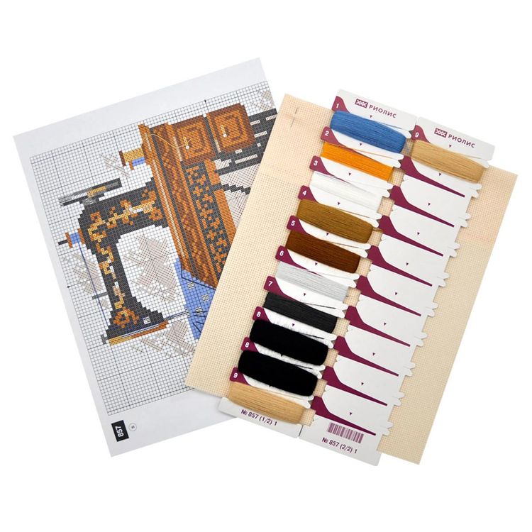 Набор для вышивания «Швейная машинка» — картинка 3