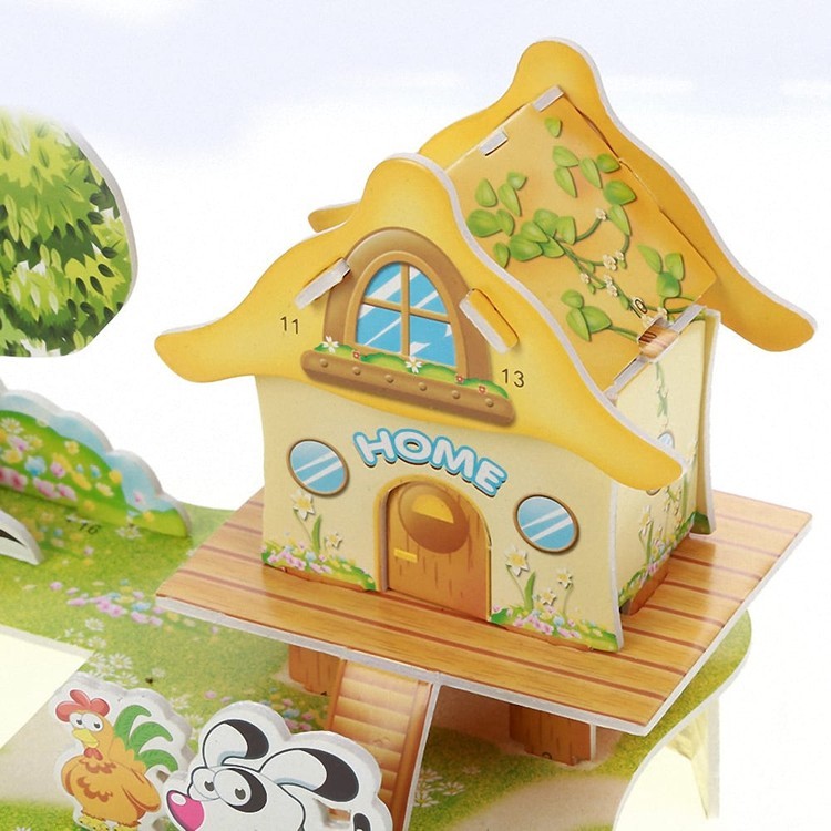 3D пазл Дом-полная чаша — картинка 3