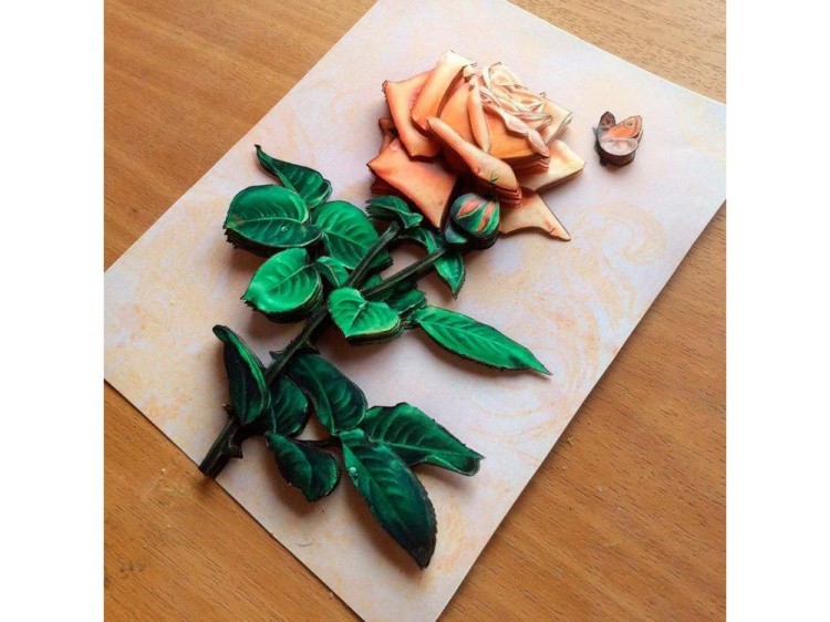 Папертоль «Винтажная роза» — картинка 3