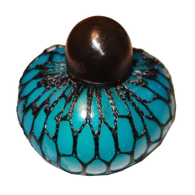 Стрессбол «Выжимяка» сине-зеленый — картинка 2