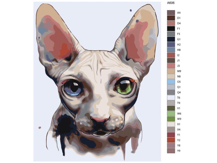 Картина по номерам «Сфинкс» — картинка 2