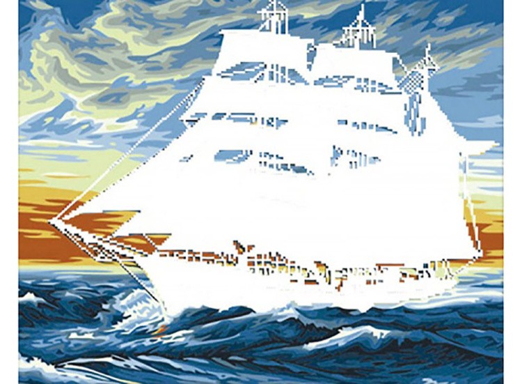 Алмазная вышивка «Парусник» — картинка 2