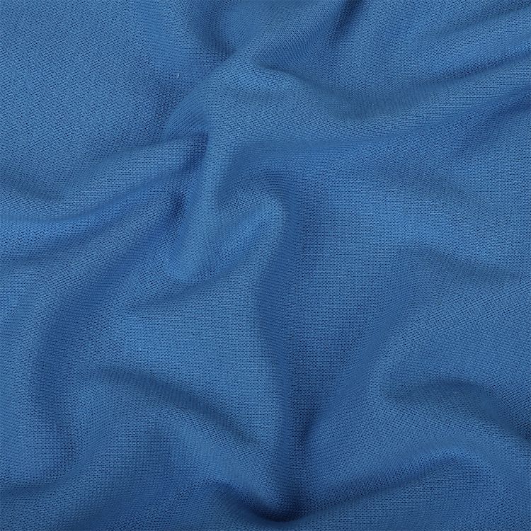 Ткань трикотаж Рибана с лайкрой, 3 м, ширина 80-90 см, 215 г/м2, опененд, цвет: голубика, TBY — картинка 2