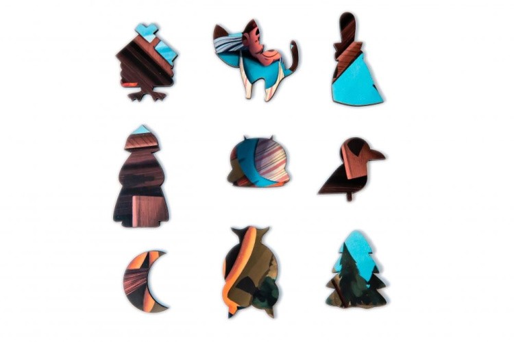 Деревянные пазлы Mr.Puzz «В гостях у Бабы Яги» — картинка 2