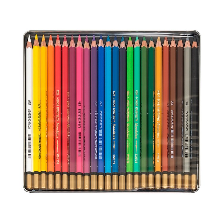 Карандаши цветные акварельные художественные KOH-I-NOOR «Mondeluz», 24 цв. — картинка 3