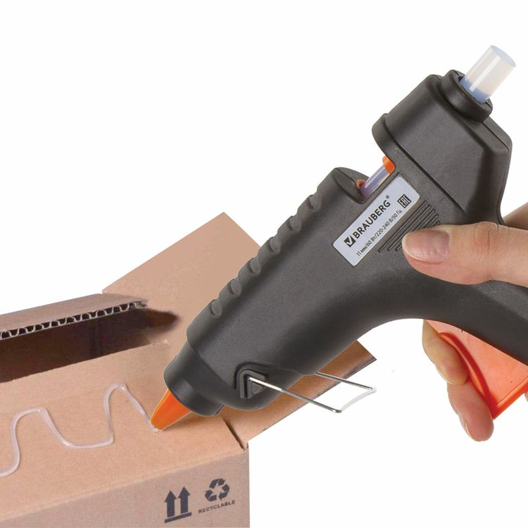 Клеевой пистолет 60 Вт для стержня 11 мм, с выключателем, Brauberg — картинка 5