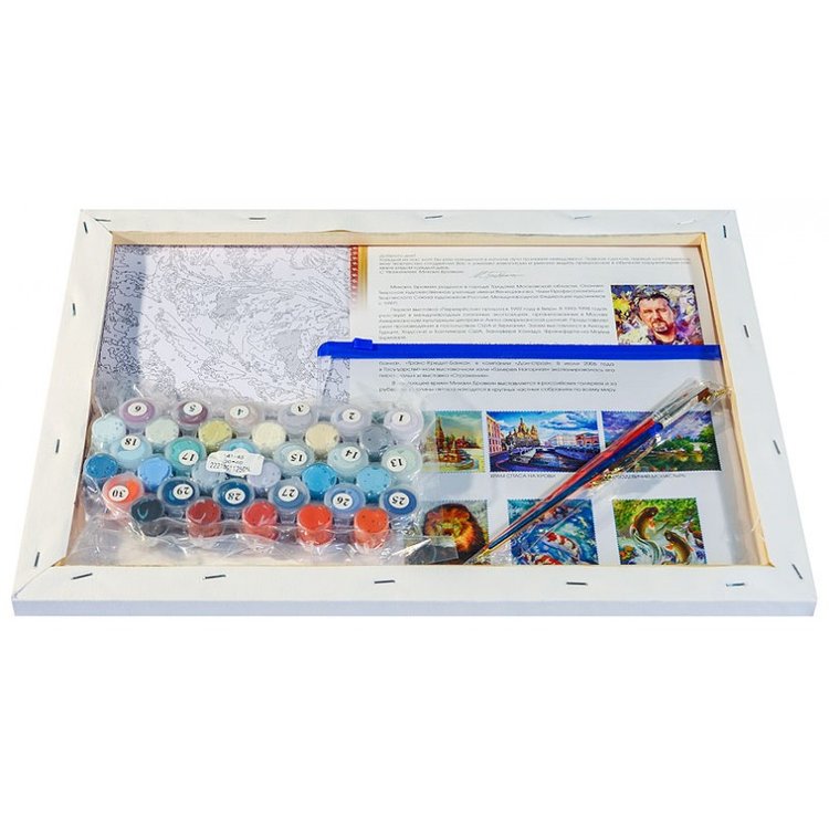 Картина по номерам «Карпы Кои» — картинка 3