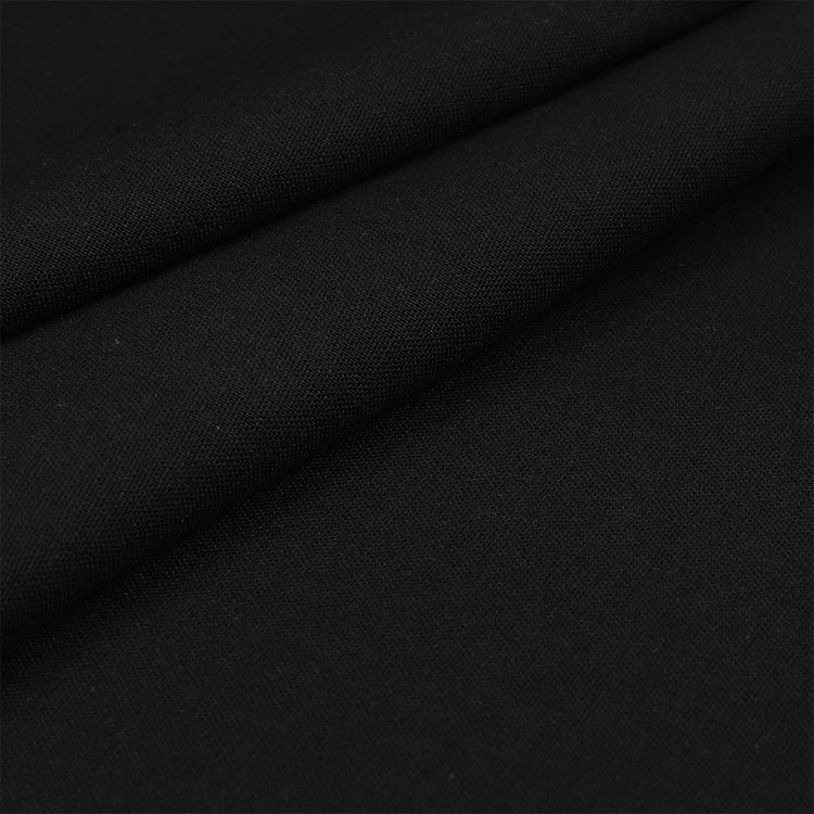 Ткань льняная, 10 м x 140 см, 185 г/м², цвет: черный, TBY — картинка 3