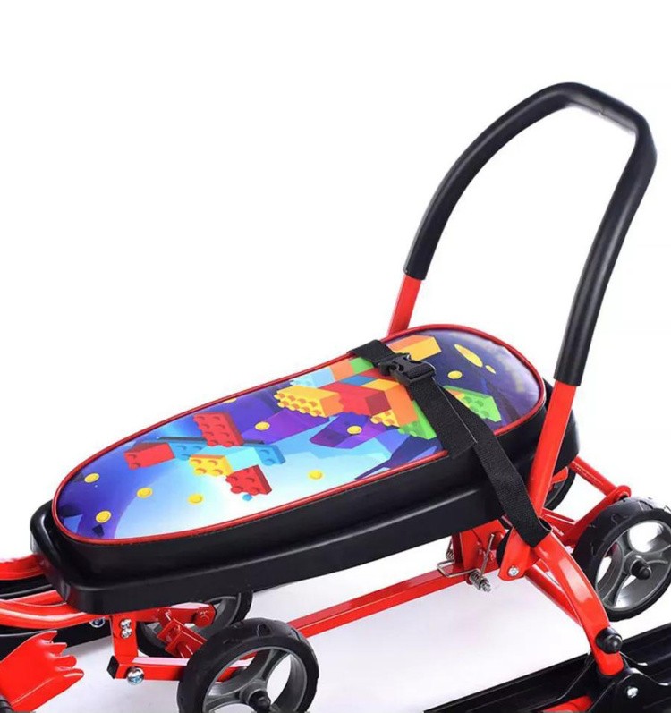 Снегокат детский 111 Mobile с ручкой (Легo) — картинка 12