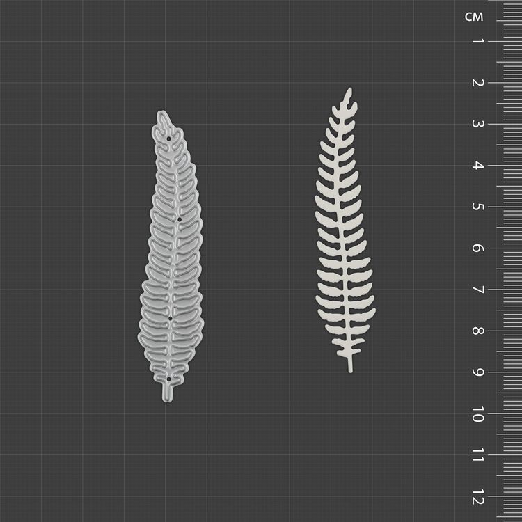 Нож для вырубки «Листик», 1,7x7,2 см, Mr.Painter — картинка 2