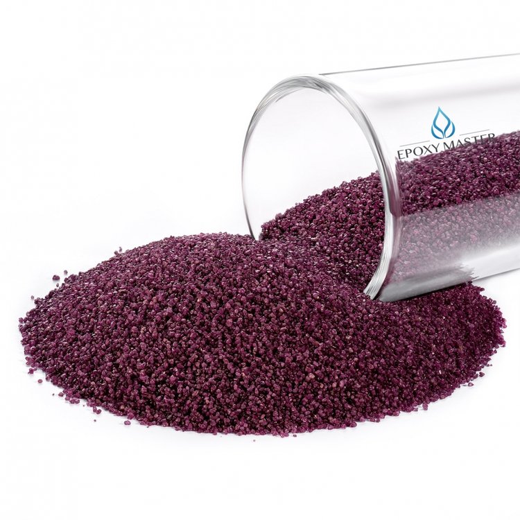 Фиолетовый кварцевый песок, 100г — картинка 2