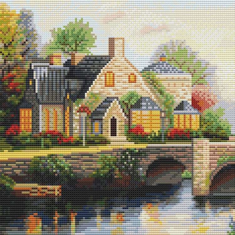 Алмазная вышивка «Уютный домик» — картинка 2