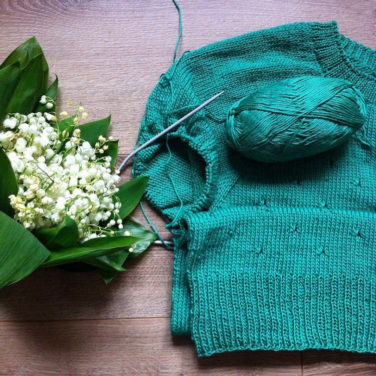 Пряжа Пехорка Весенняя (250), рябина, 5 шт. по 100 г — картинка 3