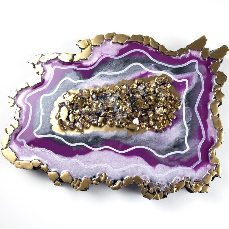 Краситель для эпоксидной смолы фиолетовый, 20 г, ALX Studio — картинка 6