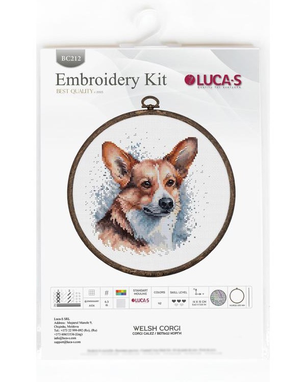 Набор для вышивания «Вельш корги» — картинка 9