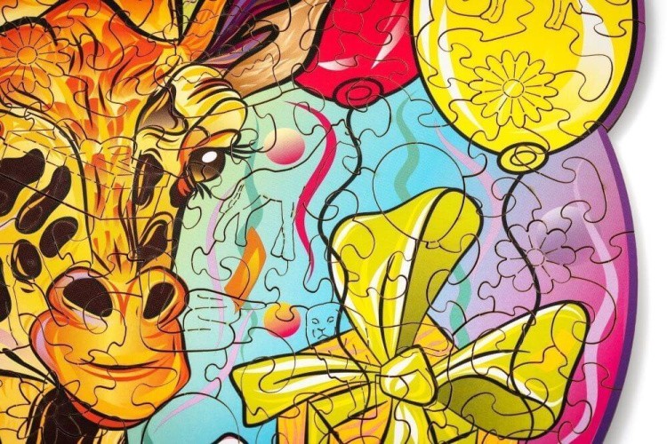 Деревянный пазл Wood Trick «Грациозный Жираф» — картинка 3