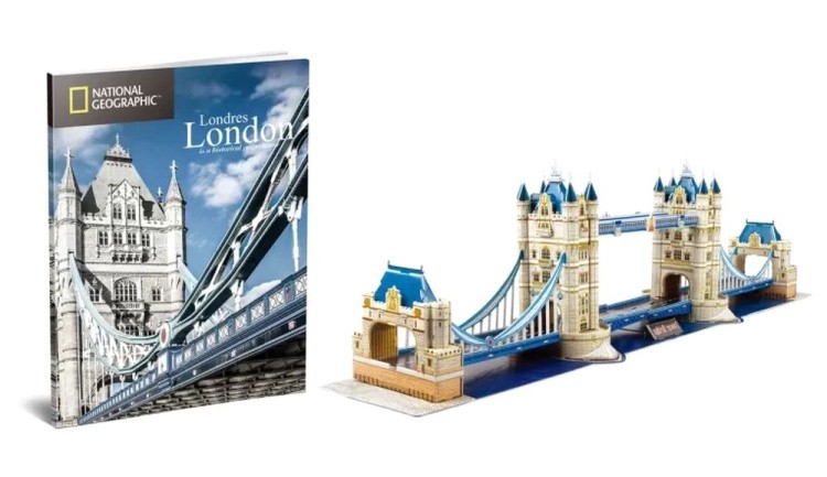 3D пазл CubicFun «National Geographic. Тауэрский мост» — картинка 4