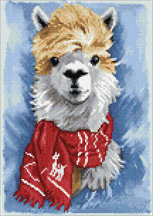 Алмазная вышивка «Лама» — картинка 2