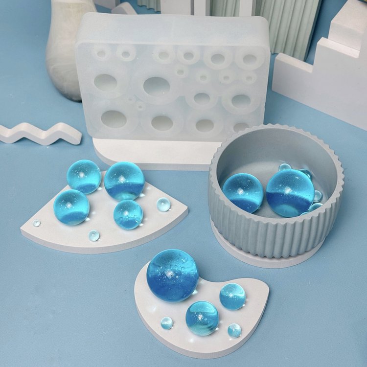 Силиконовый молд - Шары, 10 размеров, 1 шт. — картинка 2