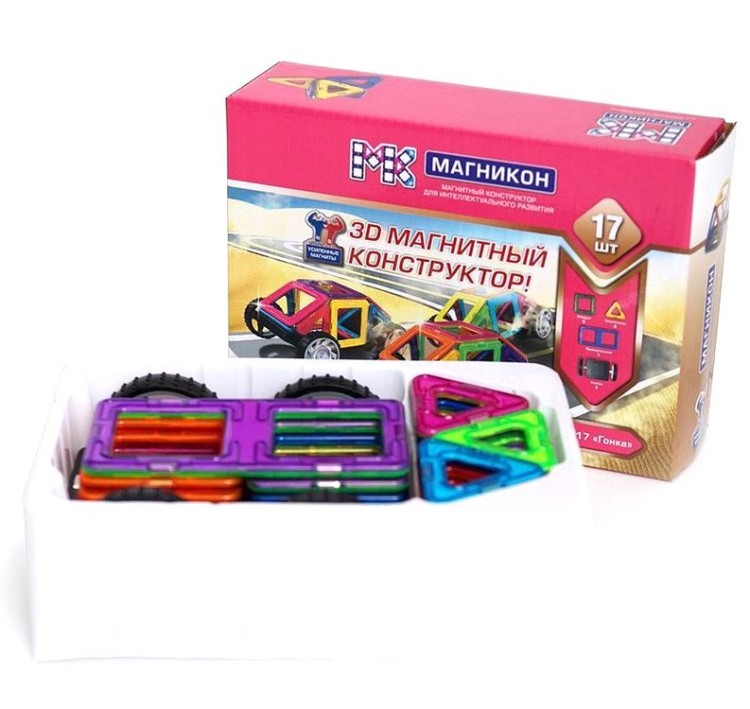 Магнитный конструктор «Гонка», Магникон — картинка 4