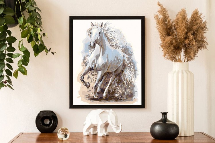 Картина по номерам «Со скоростью ветра» — картинка 4