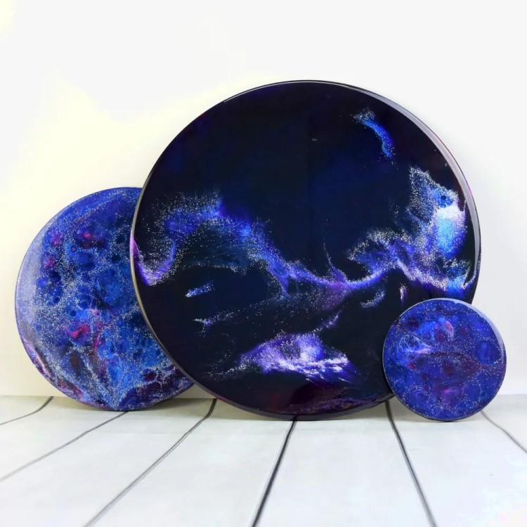 Универсальная эпоксидная смола для рисования AquaGlass GEL 6 кг, RU-SMOLA — картинка 9