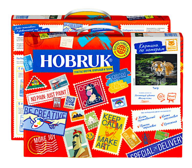 Картина по номерам «Поцелуй» — картинка 9