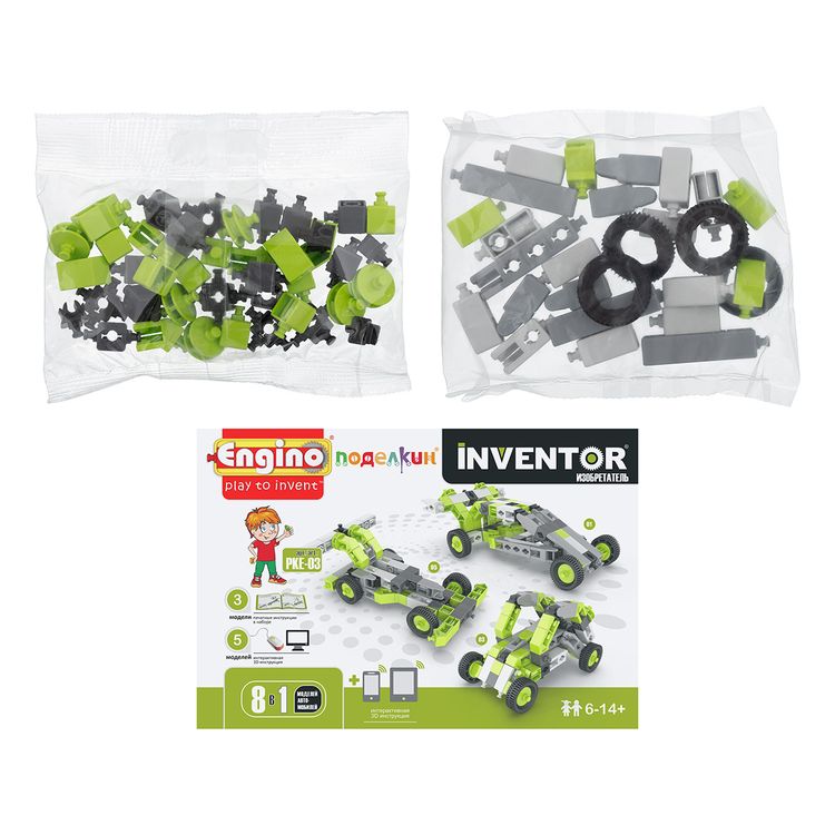 Пластиковый конструктор «Автомобили», Поделкин & Engino — картинка 2