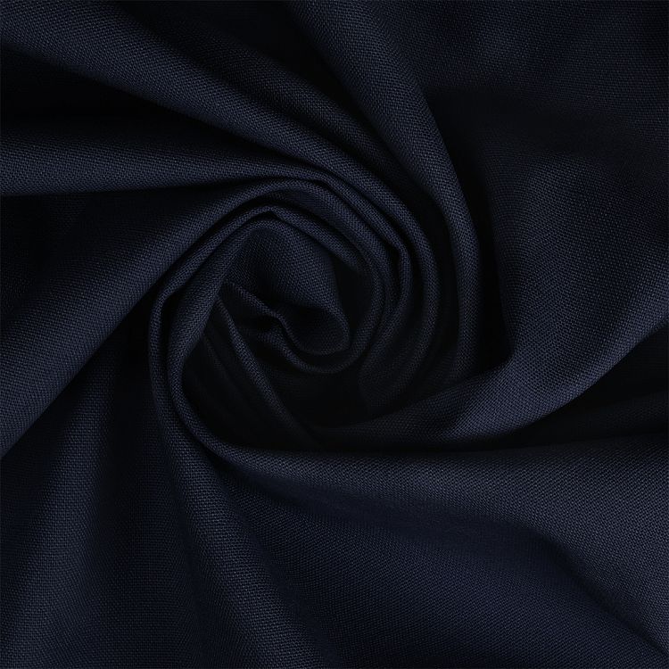 Ткань льняная, 1 м x 140 см, 200 г/м², цвет: джинса, TBY