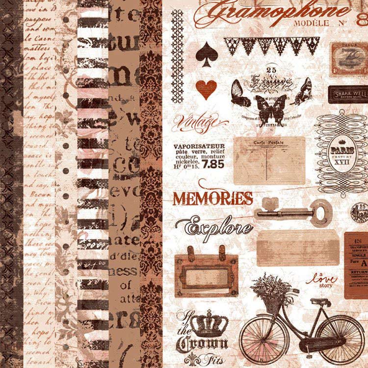 Набор бумаги «Королевские розы» — картинка 11