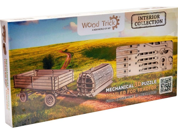 Конструктор из дерева «Прицепы для трактора», Wood Trick — картинка 9