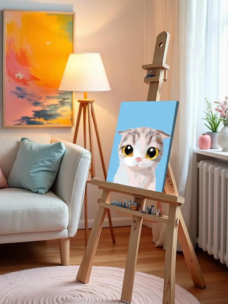 Картина по номерам «Котенок Дымка» — картинка 9