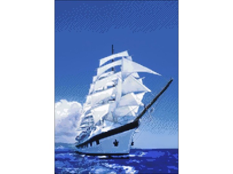 Алмазная вышивка «Парусник» — картинка 2