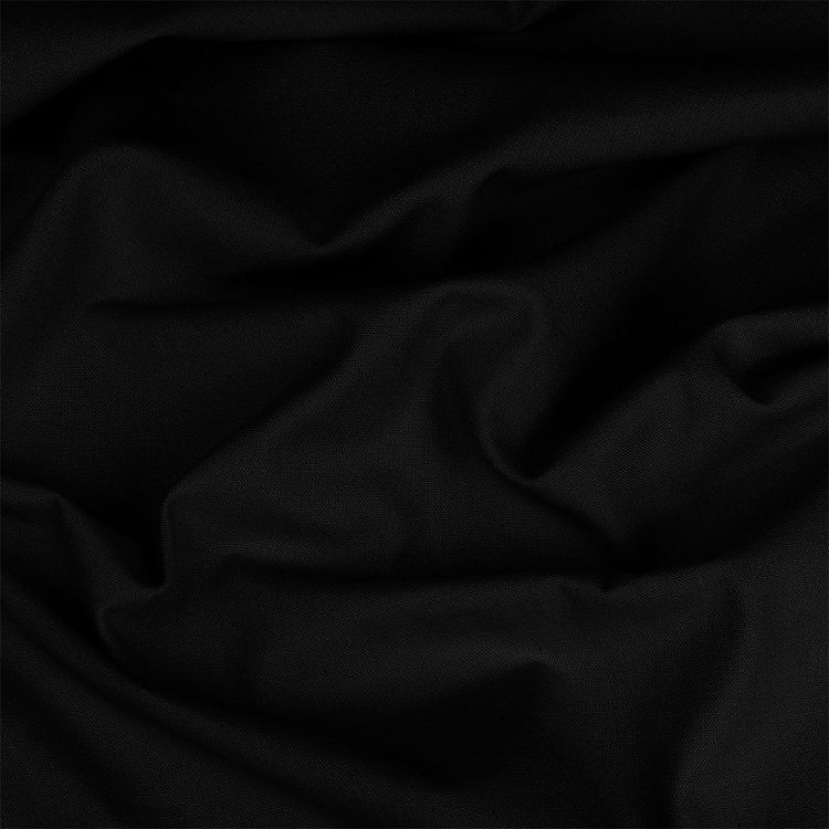 Ткань льняная, 200 г/м², 5 м x 140 см, цвет: черный, TBY — картинка 2